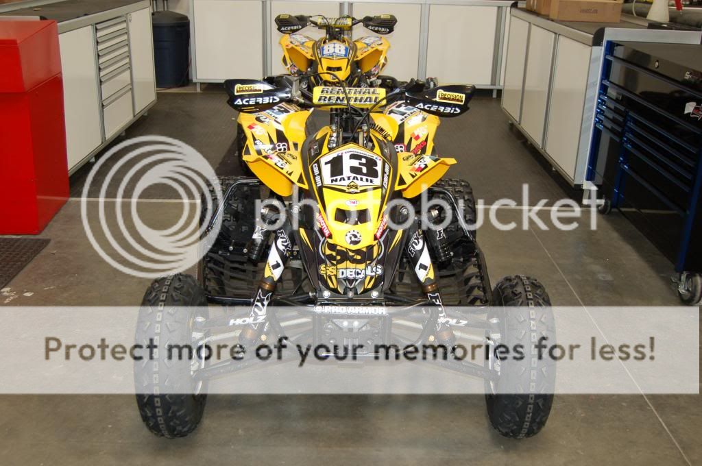 Motoworks can am race and practice quads still for sale
